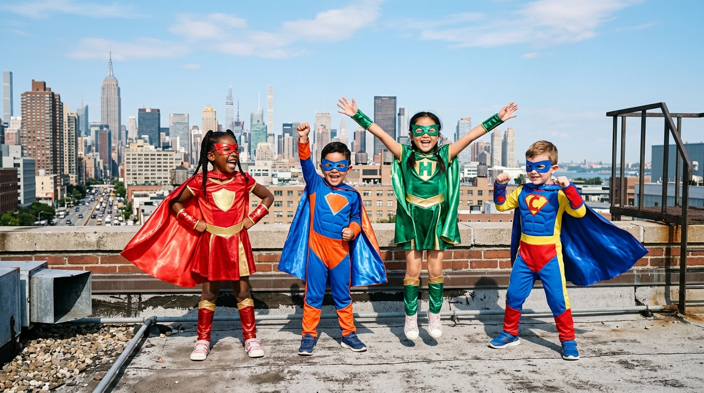 Kids Club Create Your Superhero