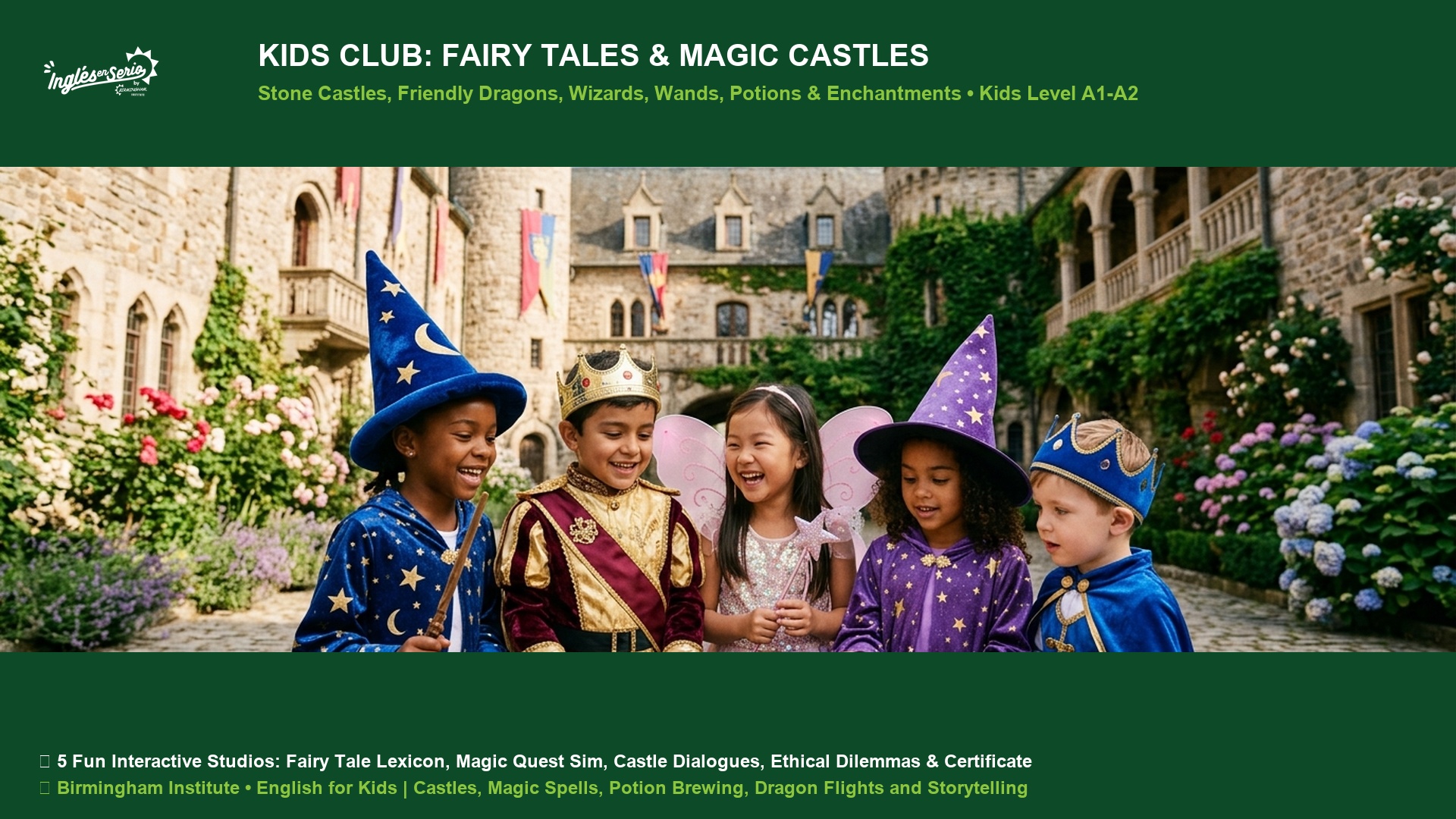Kids Club Fairy Tales and Magic Castles Wizards Dragons and Potions