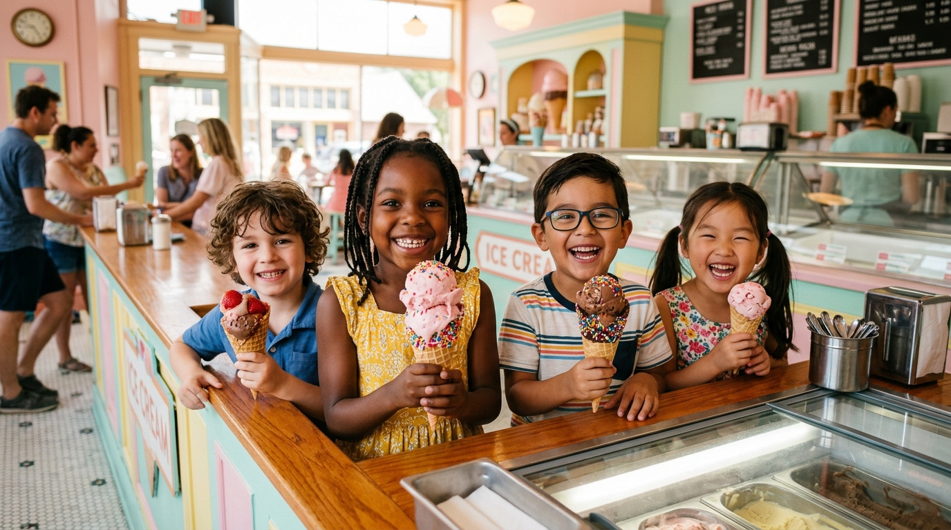 Kids Club Ice Cream Shop and Sweet Treats