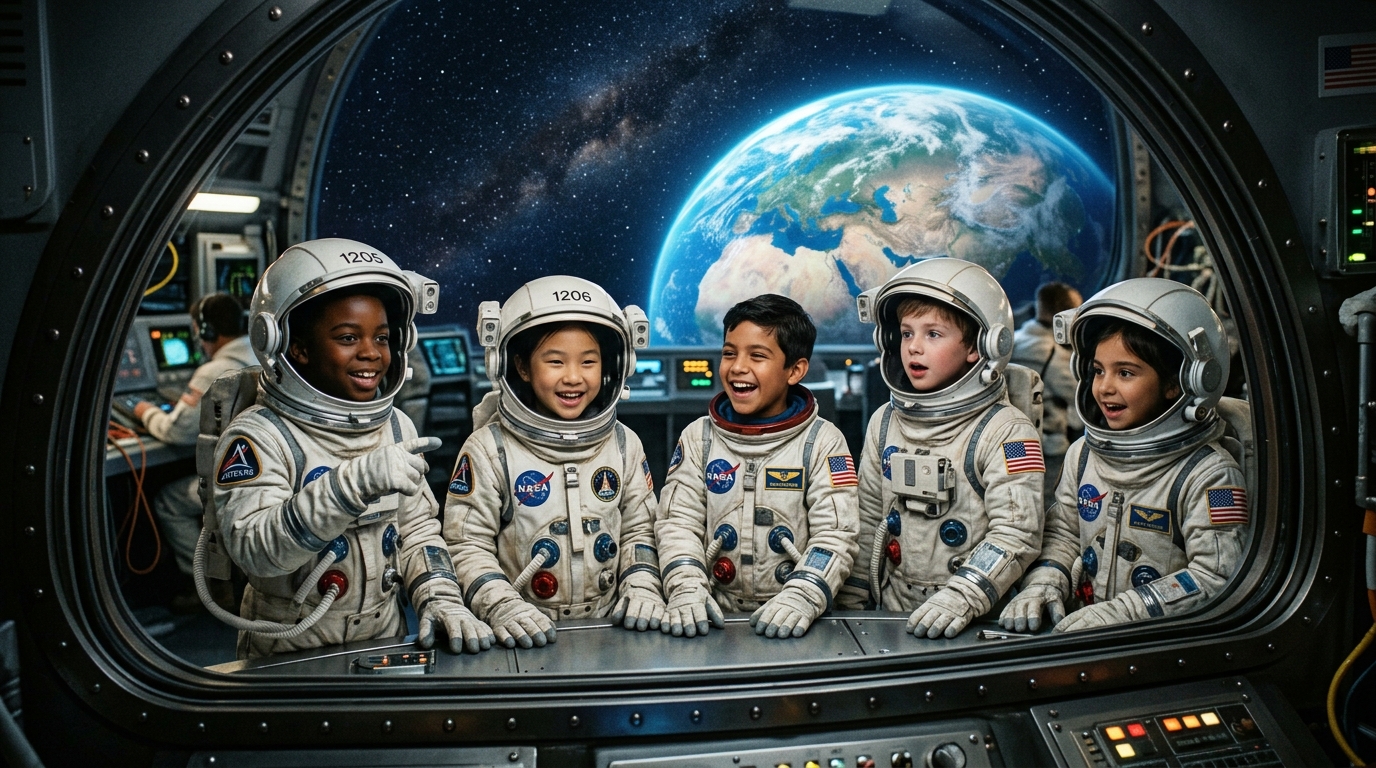 Kids Club Outer Space and Astronauts