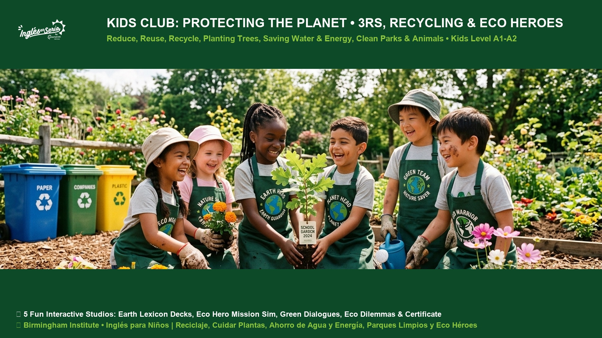 Kids Club Protecting the Planet Recycling and Eco Heroes