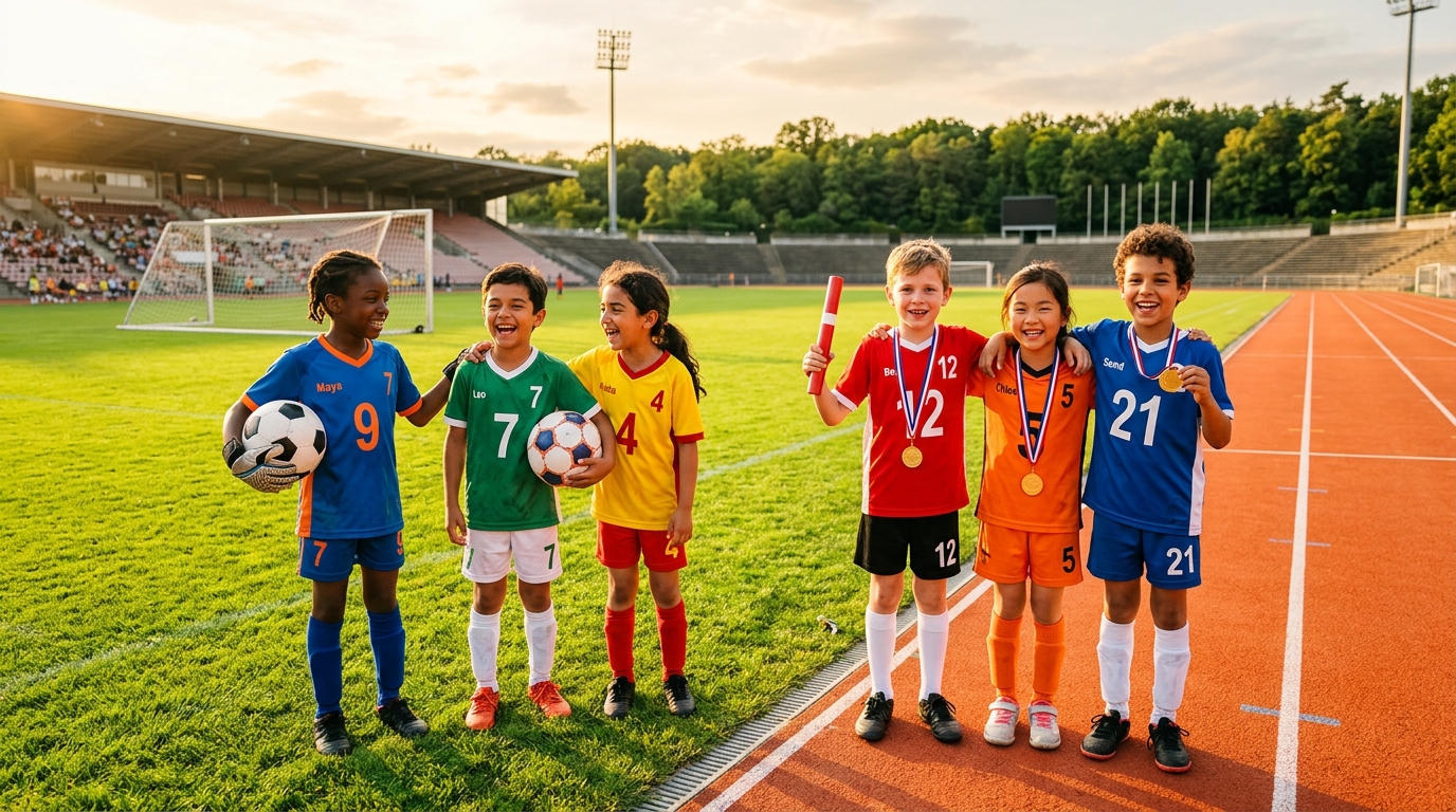 Kids Club Sports Champions and Olympic Games