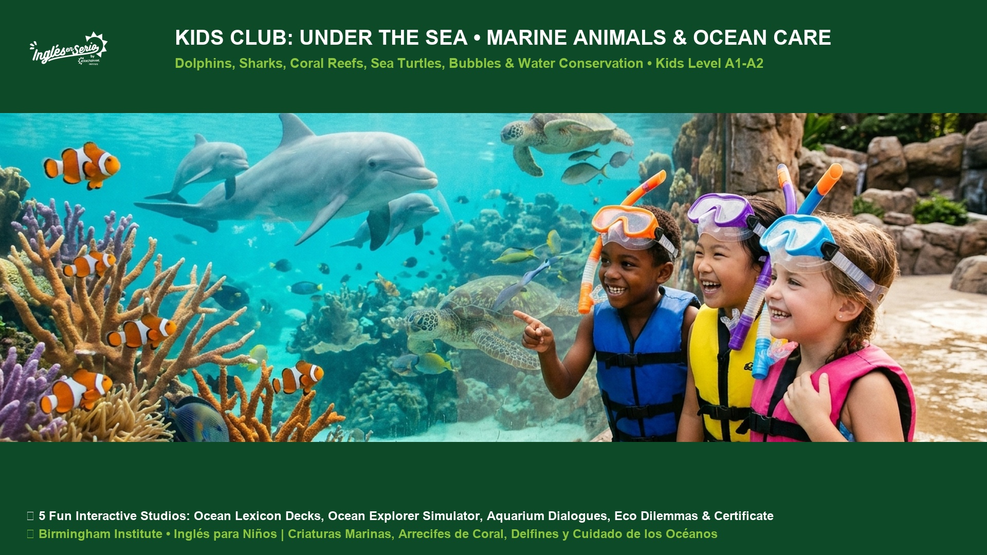 Kids Club Under the Sea Ocean Animals and Water Care
