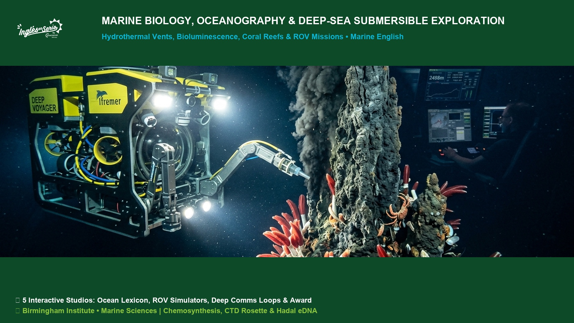 Marine Biology Oceanography and Deep-Sea Submersible Exploration