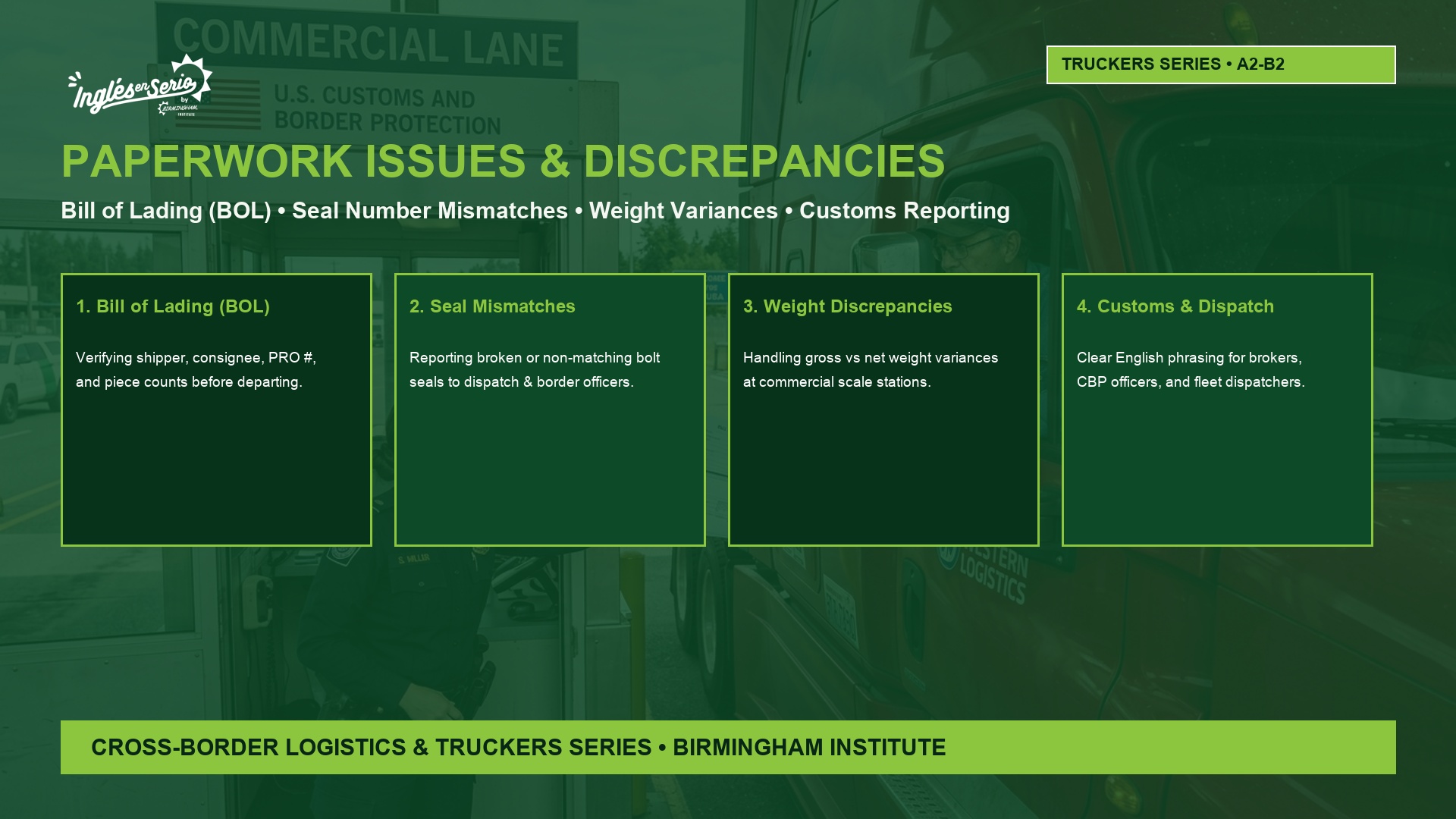 Paperwork Issues Truckers