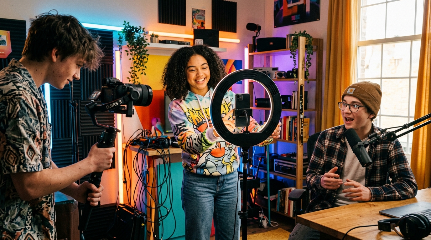 Teens Club Content Creation and Influencers