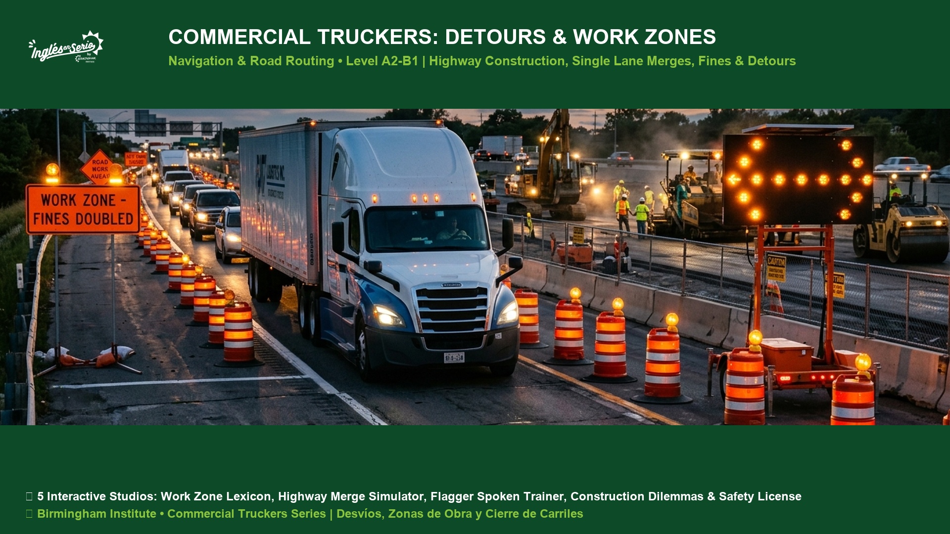 Commercial Truckers Detours and Work Zones Club