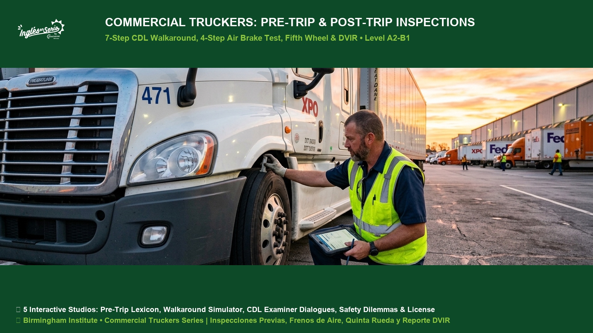 Commercial Truckers Pre-Trip Inspections Club