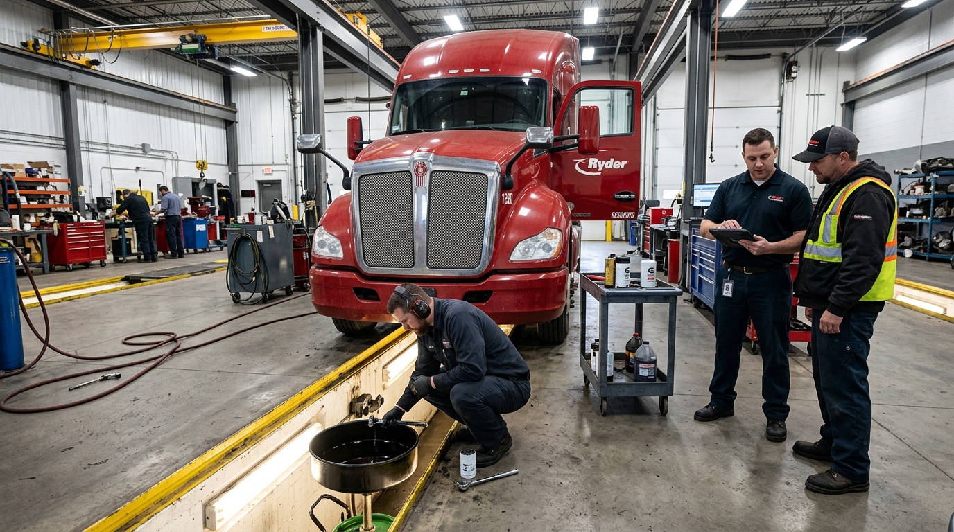 Commercial Truck Repair Shop and PM Maintenance Services